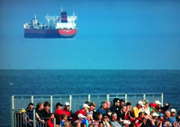 Un bateau dans les airs