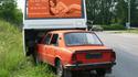 Accident à cause d'une pub