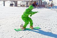Snowboarder soldat