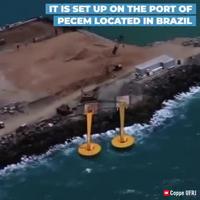 Wave power plant au Brésil