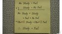 No study = Fail