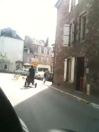 François Hollande se balade