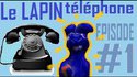 Un lapin qui téléphone