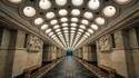 L'élégante station Elektrozavodskaya du métro de Moscou