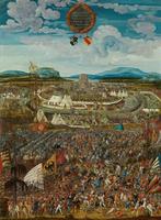 La bataille d'Alesia revisitée 16 siècles plus tard, en 1533, par Melchior Feselen