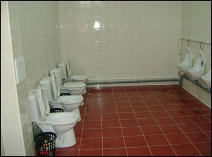 Des toilettes très publiques