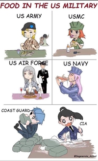 L'alimentation dans les forces armées US
