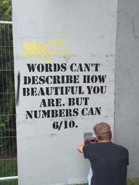 Aucun mot ne peut décrire à quel point tu es belle...