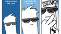 Tout le monde a l'air cool avec des lunettes de soleil