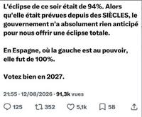 Votez Mélenchon pour des éclipses totales 