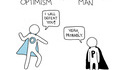 Captain Optimiste vs Pessimiste Man