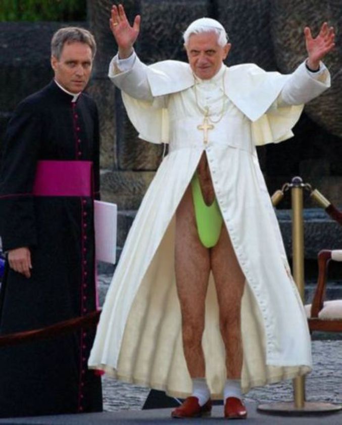 Le Pape, fan de Borat !
