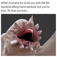 Survivre au désinfectant