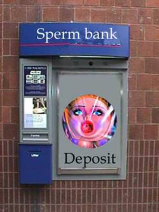 Une banque de sperme automatisée.
