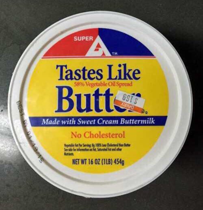 ... le cul.
"Butt": cul, "Butter": beurre.
