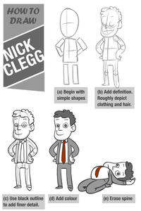 Comment dessiner Nick Clegg ?