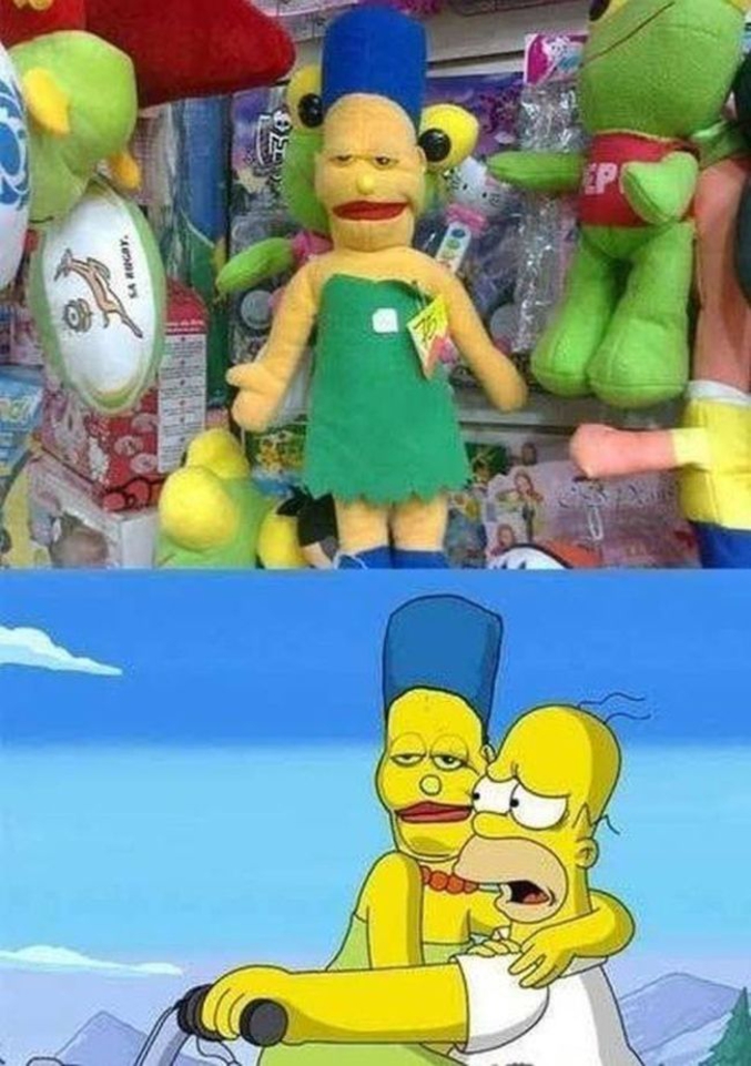 Marge Simpson.