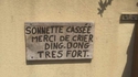 Sonnerie en panne