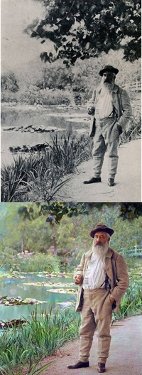 Claude Monet à Giverny (été 1905)