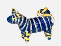 Statue de chien en verre