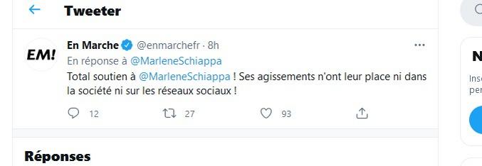 mais on est tous d'accord tout de même. 
(tweeter de En Marche)