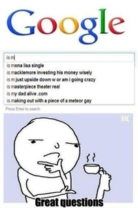 Questions sur Google
