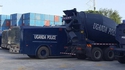Véhicules policiers...