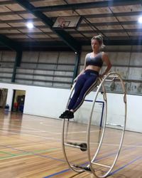 Démonstration de roue allemande