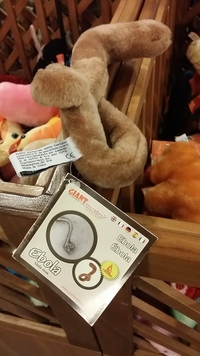 Peluche ebola