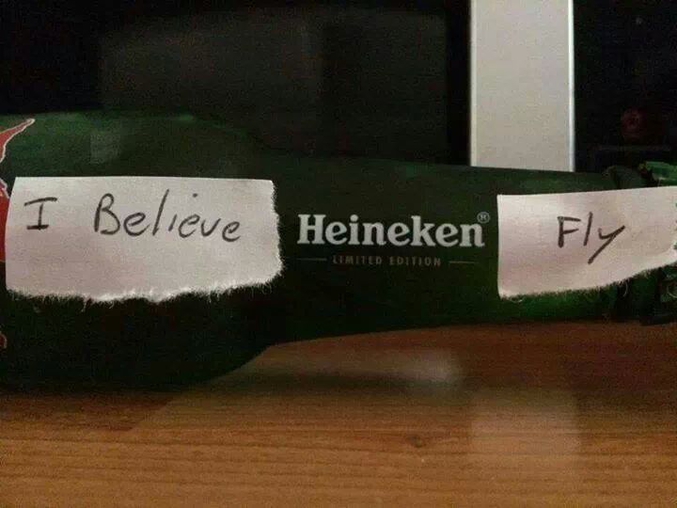 Heineken fly...