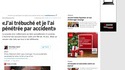 "J'ai glissé"