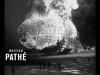 Images de la catastrophe du dirigeable Hindenburg (1937)