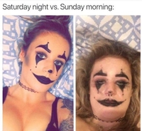 Samedi soir vs dimanche matin