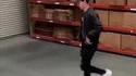La pause dans le hangar Amazon