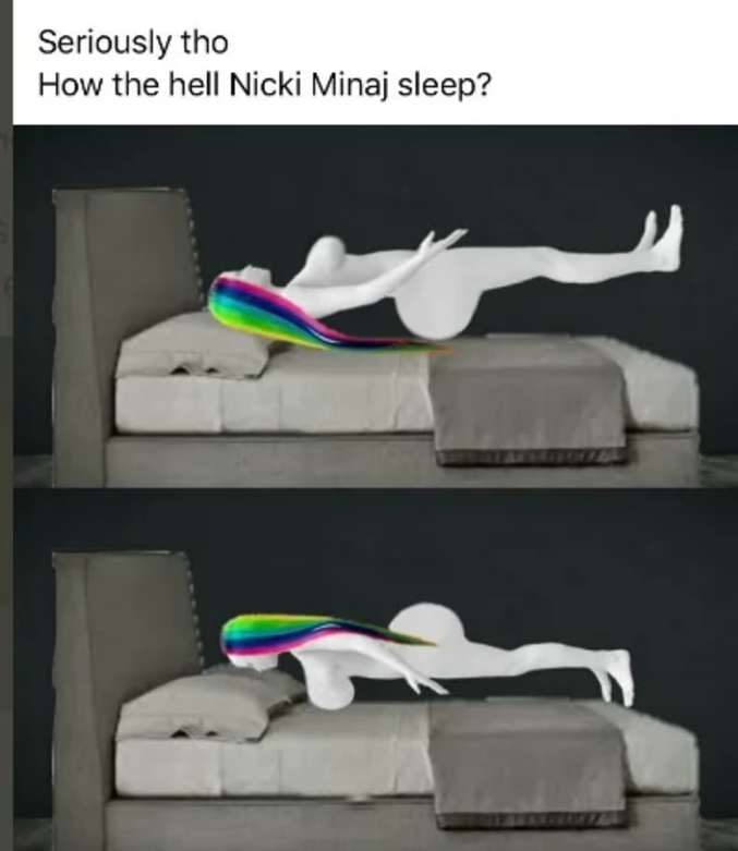 Comment Nicki Minaj fait-elle pour dormir ?