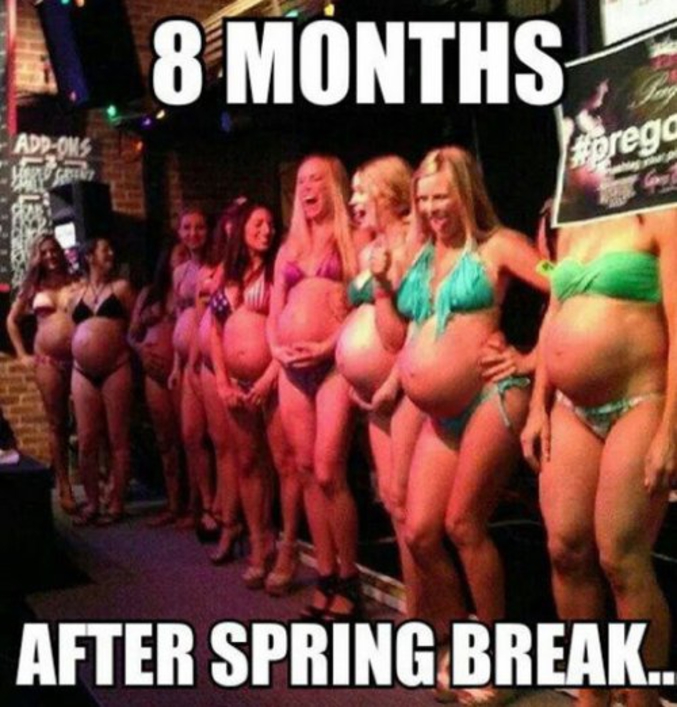 Spring break.