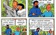 Les aventures de Tintin chez Jirouette.