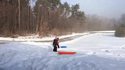 Profiter à fond de la neige