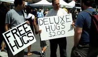 Free hugs