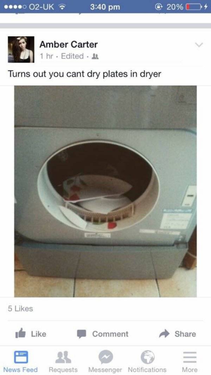 Vous ne pouvez pas sécher votre vaisselle dans un sèche-linge