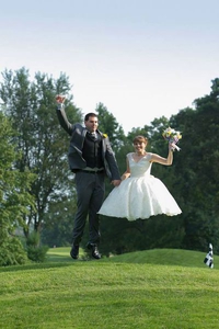 Une mariée sans jambes ?