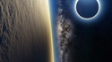 La Terre, la Lune, le Soleil et la Voie Lactée