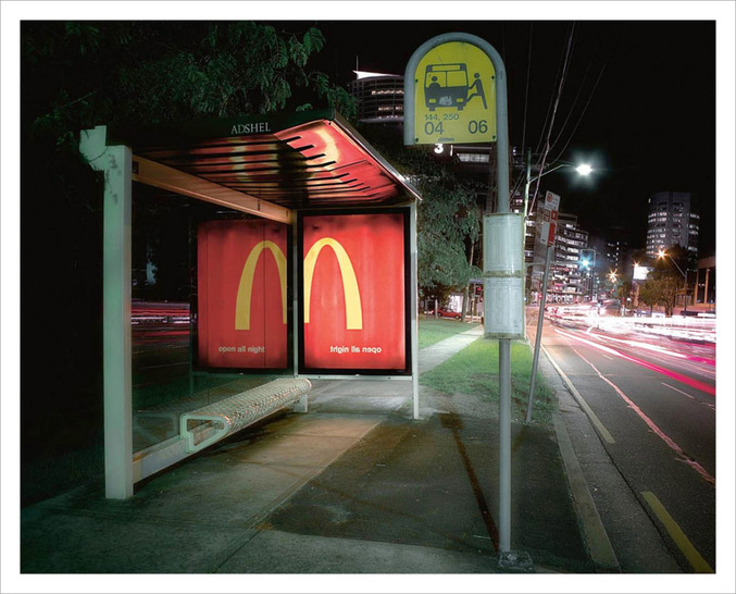 Une publicité très bien trouvée pour une enseigne de restauration rapide.