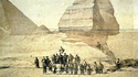 Des samouraïs devant le Sphinx