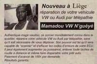 Une Volkswagen ou une Audi à réparer ?