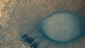 Cratère de la plaine du Méridien, sur Mars