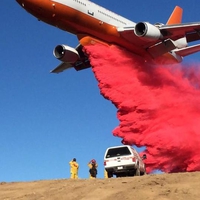 Retardés sans doute un peu trop près du largueur de retardant