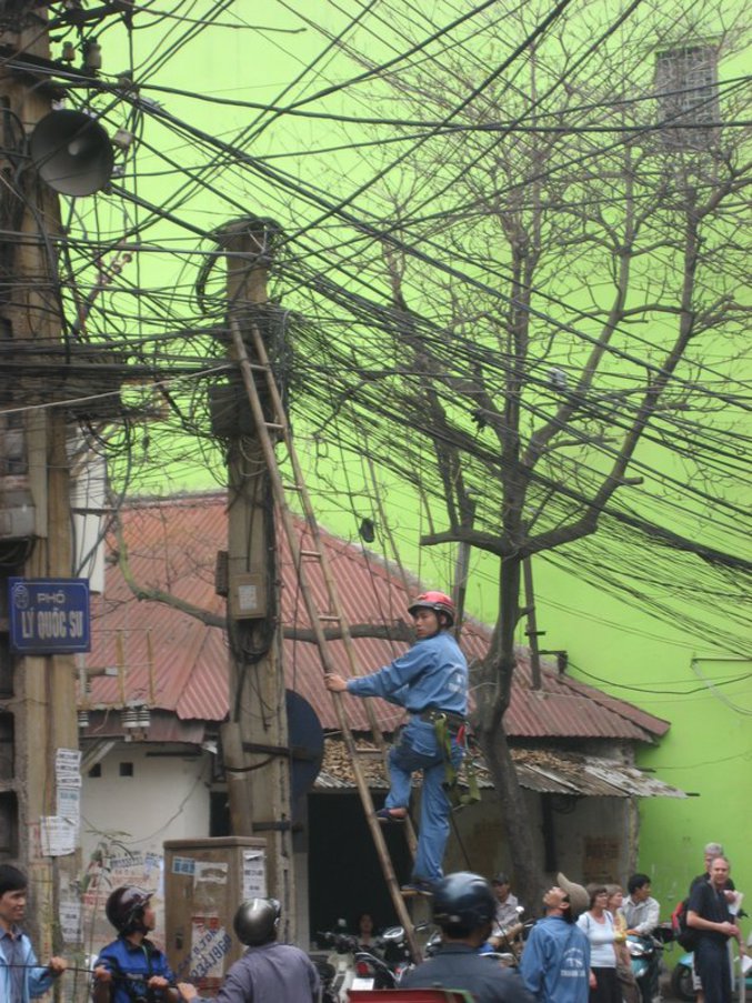 Des câbles électriques peu pratiques à réparer.