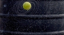Une balle de tennis galactique