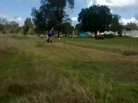 Saut en Pocket-bike